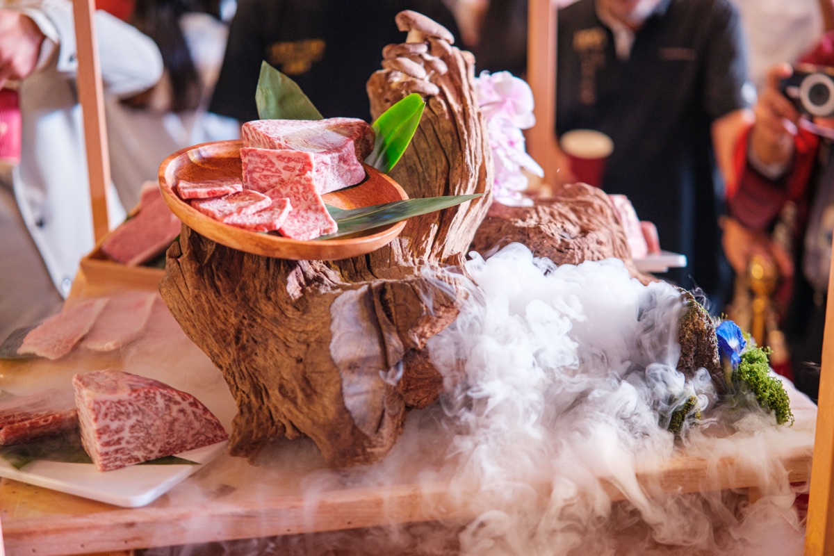 A premium selection of Ito Ranch Matsusaka Beef showcased during the Prime Cuts by Doubleday launch at Shangri-La Plaza