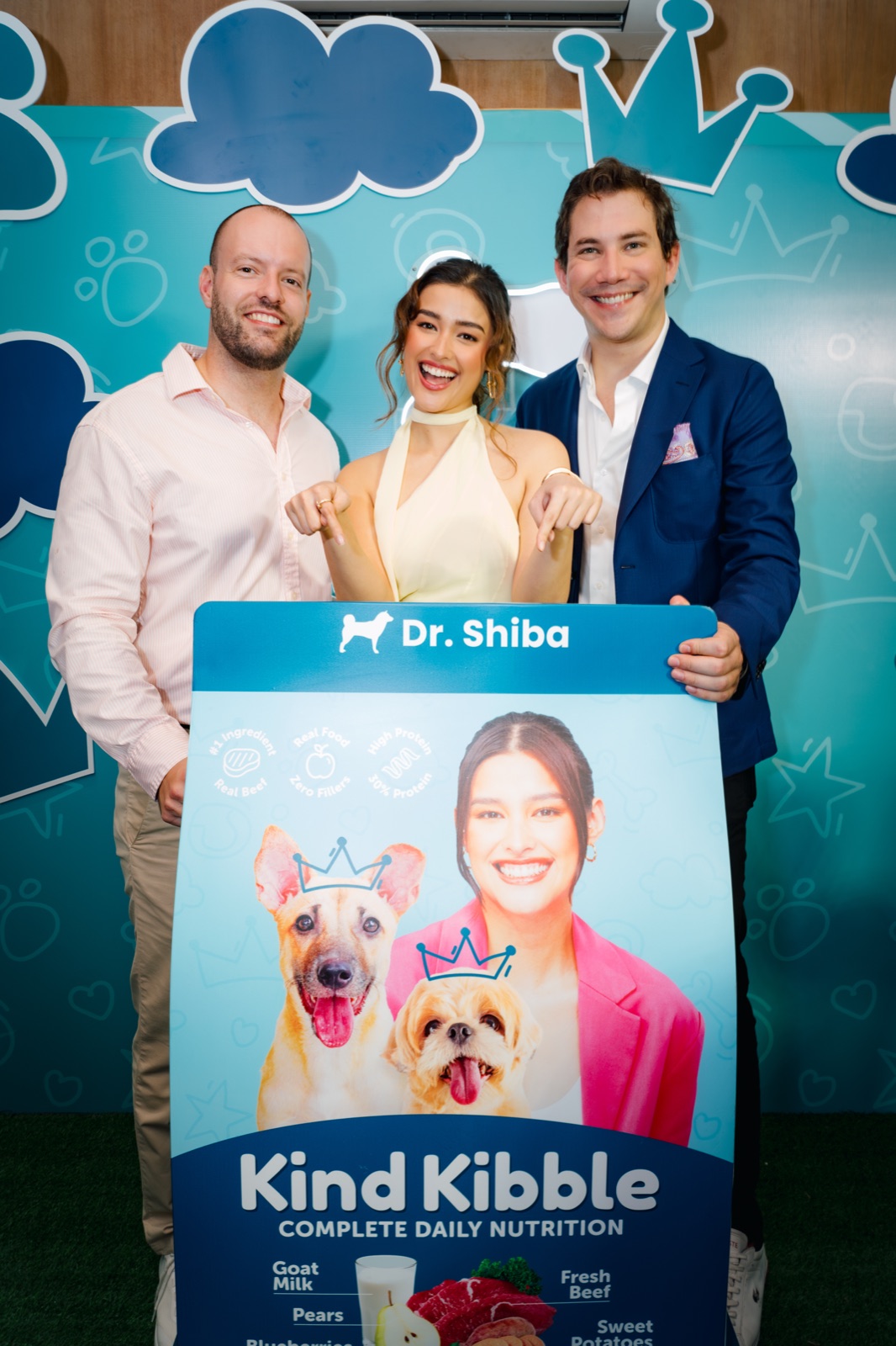 Liza Soberano and Dr. Shiba co-founders at the Kind Kibble launch
