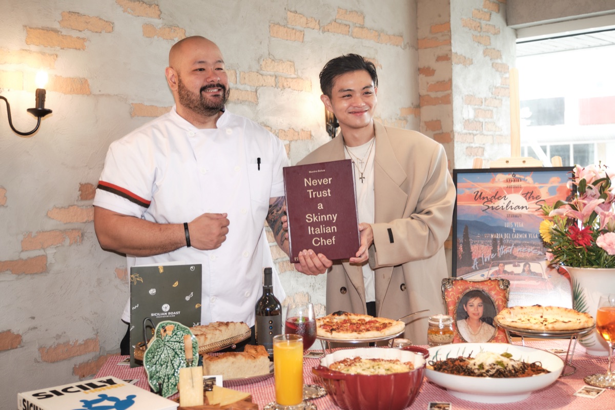 Executive Chef Matt Navarro and CEO Lorenzo Vega presenting the refreshed Sicilian Roast Molito menu